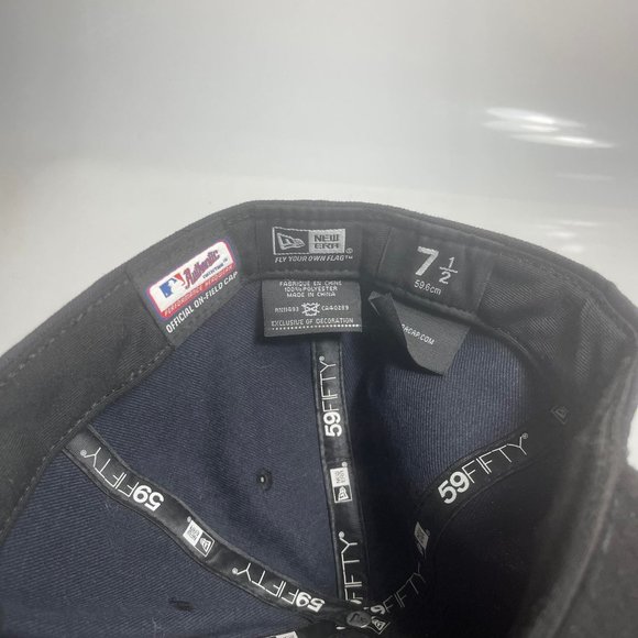 New Era 59Fifty Authentic MLB Boston Red Sox Embroidered Socks Men's Fitted Cap - Picture 6 of 9